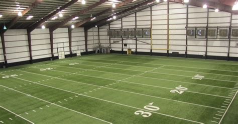 metal high school football field house|indoor football field construction.